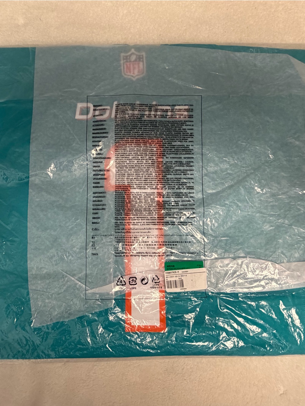 Nike Miami Dolphins Tua Tagovailoa #1 Jersey – Men’s XL – BRAND NEW